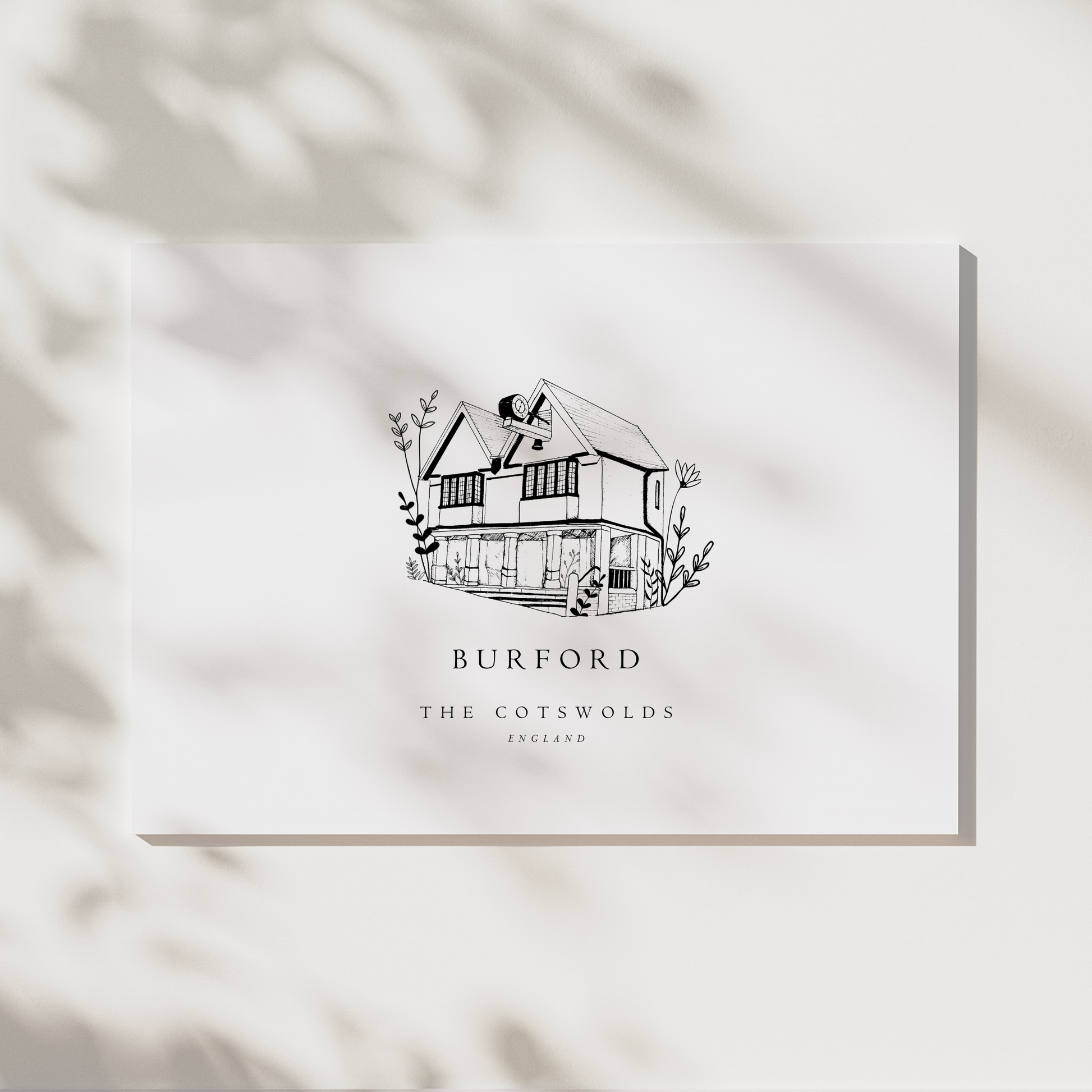 Burford Cotswold Print | Wall Art | A4 or A5 Print - The Cotswold Illustrated Company