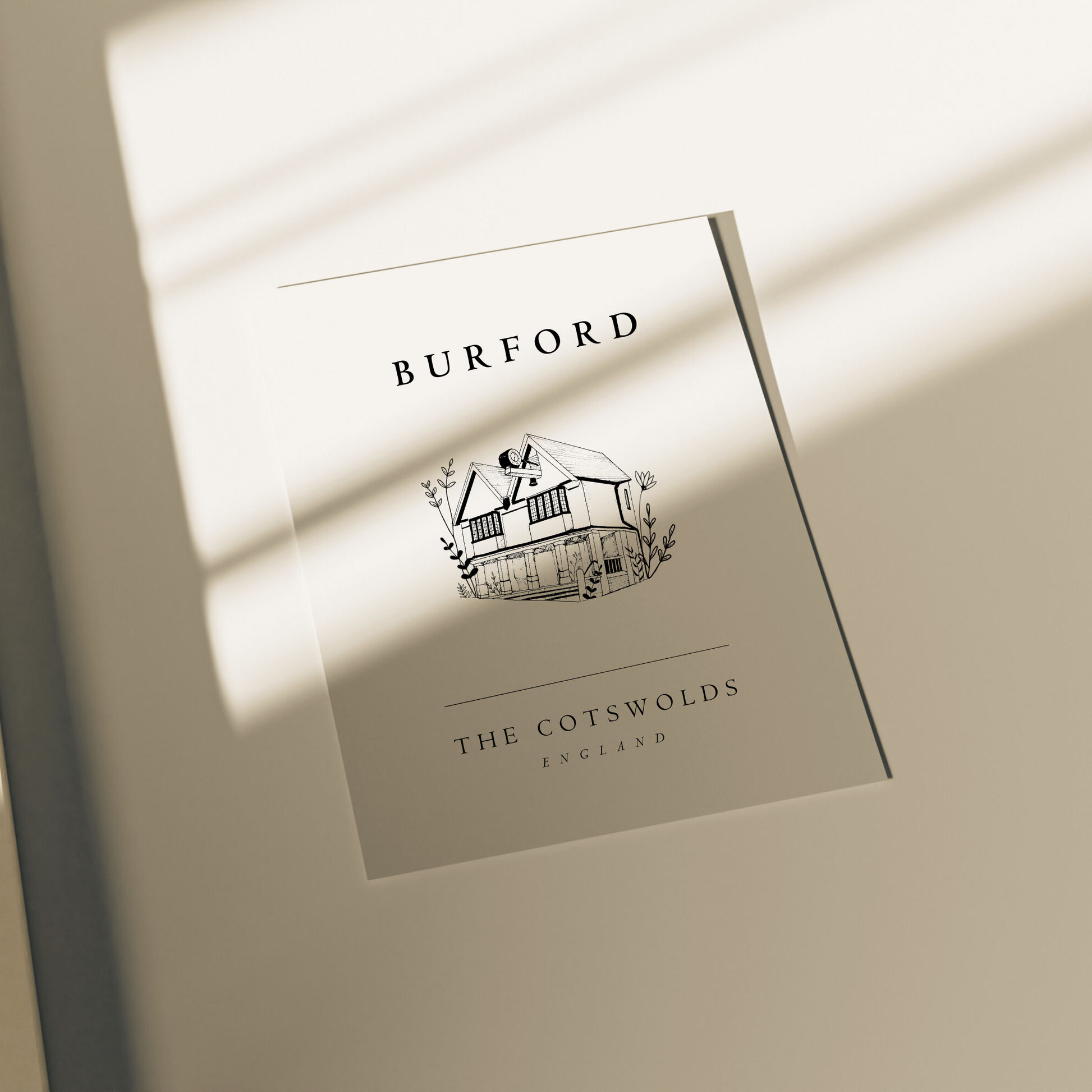 Burford | Cotswold Illustration | A4 Print | - The Cotswold Illustrated Company