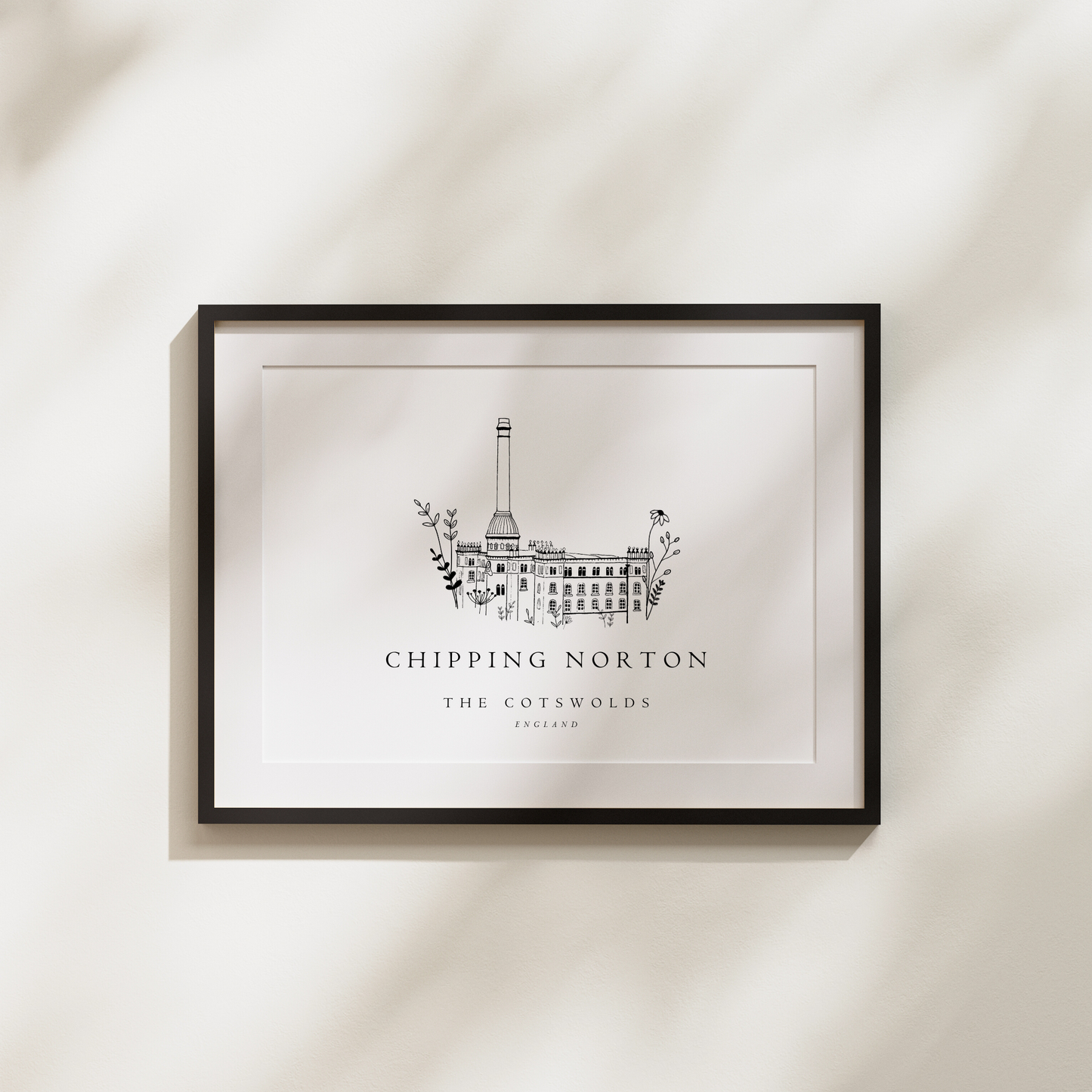 Chipping Norton Wall Art | Bliss Tweed Mill | The Cotswolds | A4 or A5 Print - The Cotswold Illustrated Company