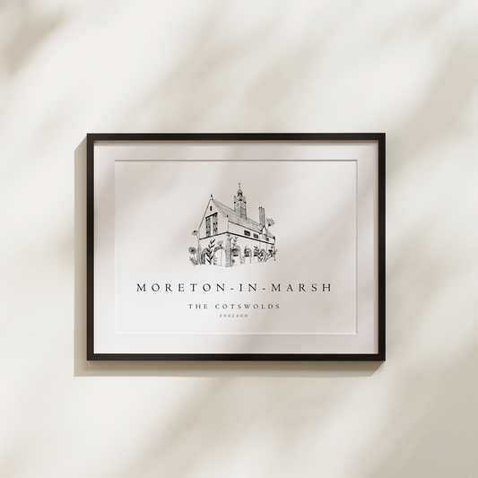 Moreton-in-Marsh  | Redesdale Hall | The Cotswolds | A4 or A5 Print
