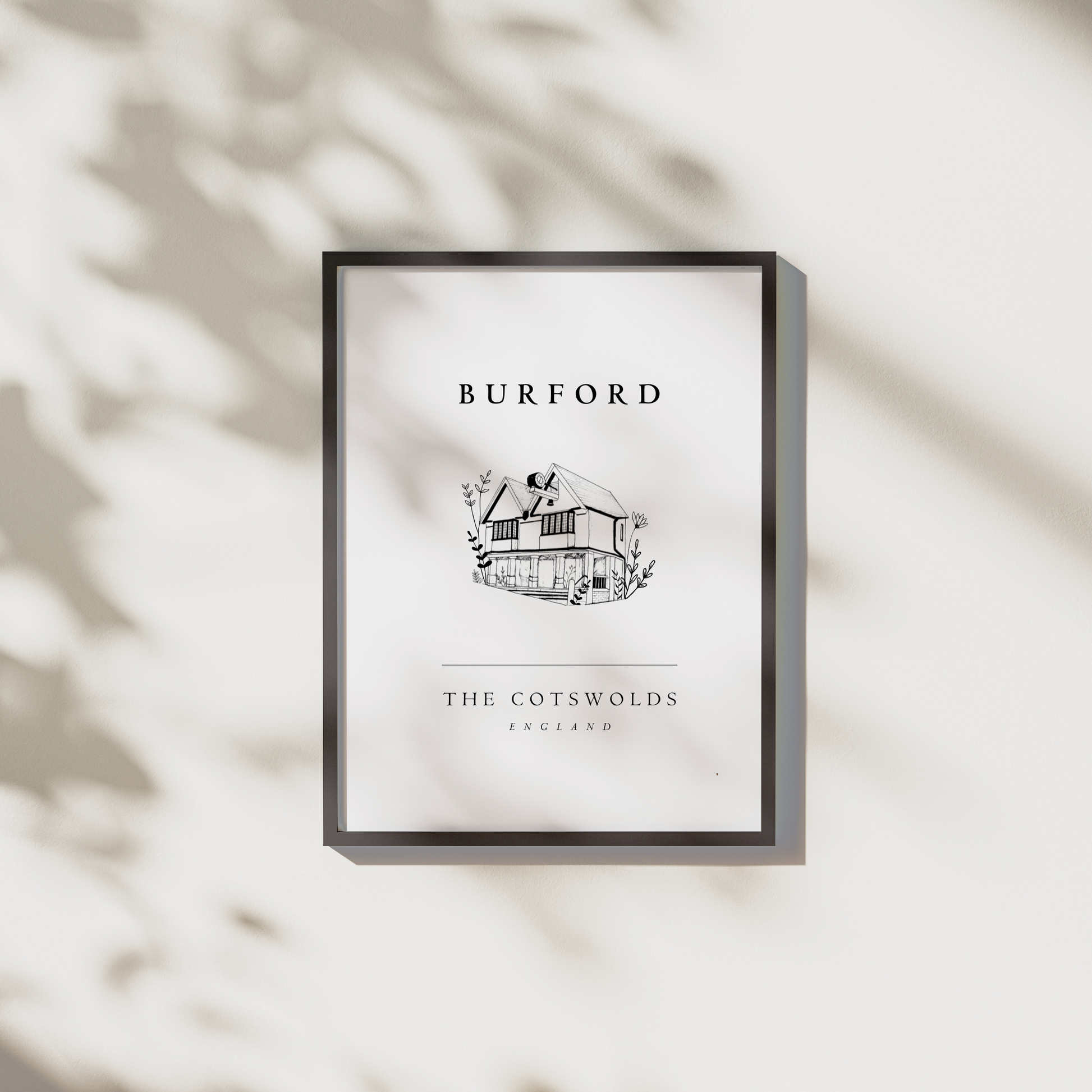 Burford | Cotswold Illustration | A4 Print | - The Cotswold Illustrated Company