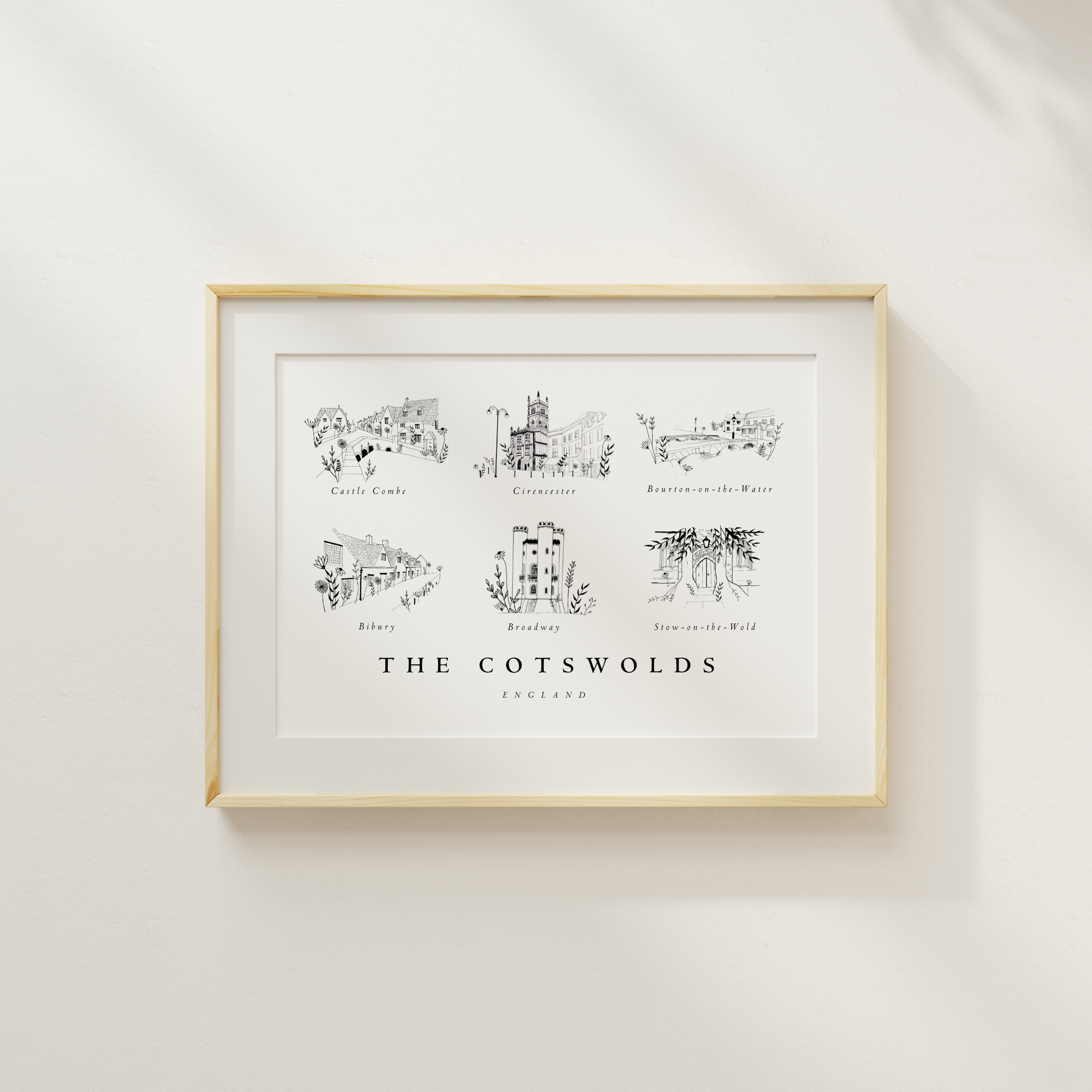 Cotswolds Collection Edit No.2 | Wall Art Print | Landscape - The Cotswold Illustrated Company