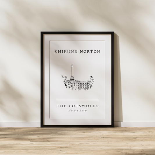 Chipping Norton Cotswold Illustration | A4 Print