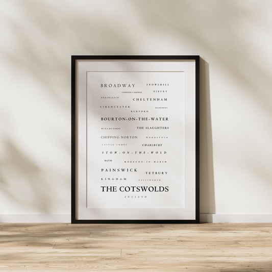 Cotswolds Collection Edit No.3 | Wall Art Print | Portrait - The Cotswold Illustrated Company