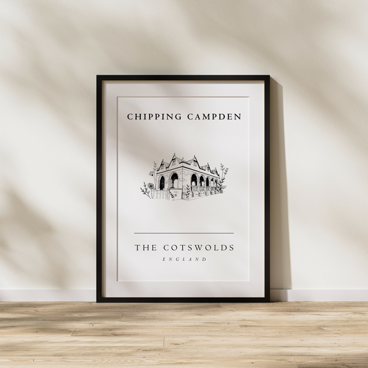 Chipping Campden Art Print | The Cotswolds | A4