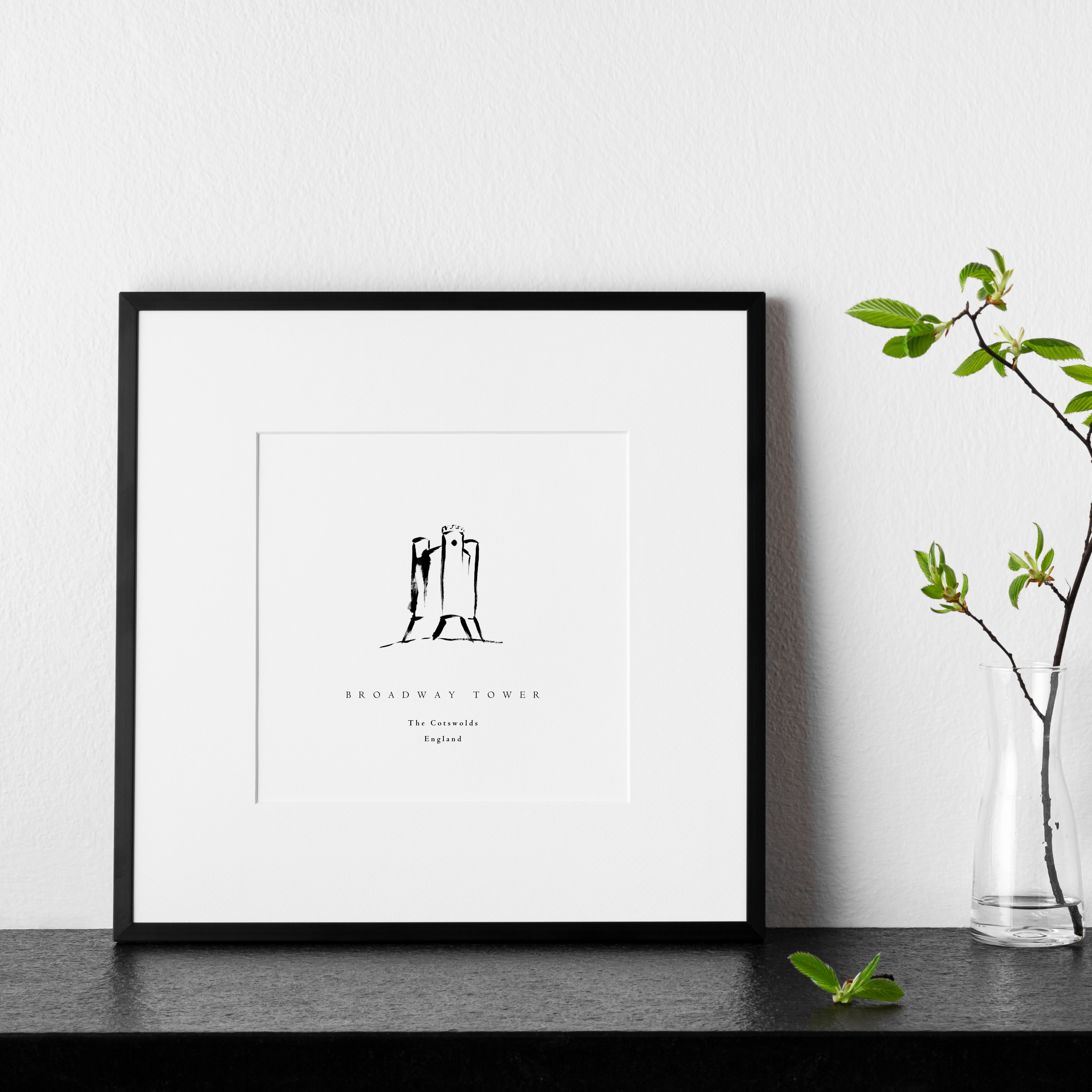 Broadway Tower Art Print, Cotswolds Wall Art Home Decor Unframed
