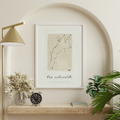 Cotswold Painted Map Print Unframed A3, A4 & A5 - Style C
