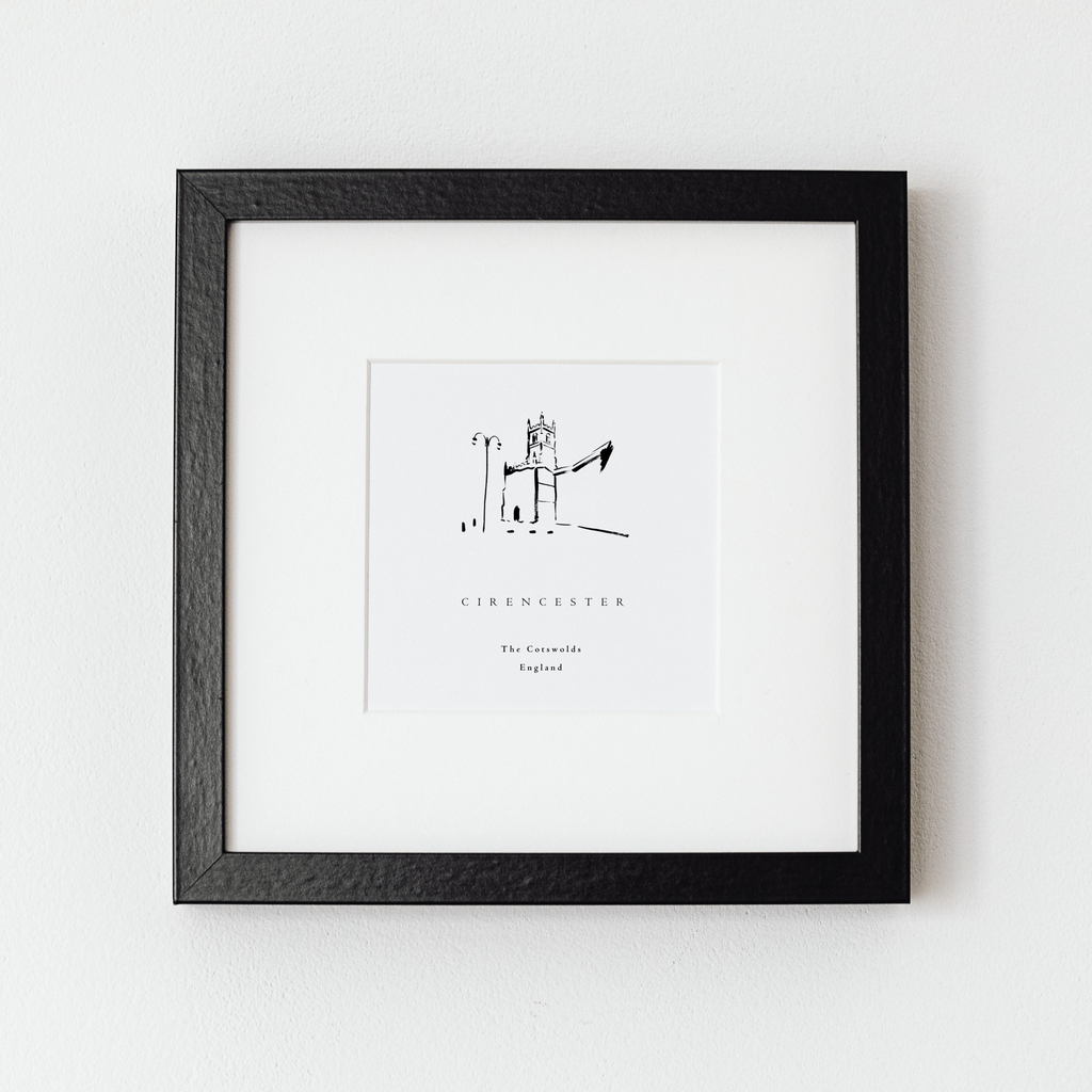 Cirencester Art Print, Cotswolds Wall Art Home Decor Unframed