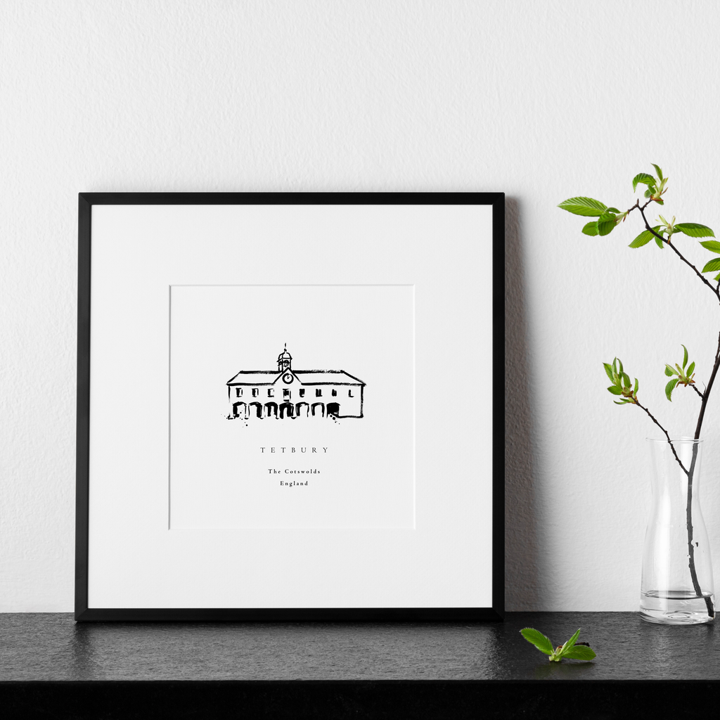 Tetbury Art Print, Cotswolds Wall Art Home Decor Unframed