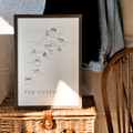 Cotswold map art